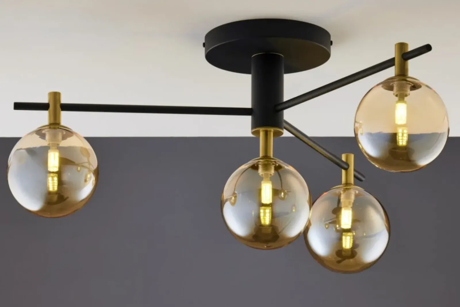 Sklep Kaja Nowoczesna lampa sufitowa JUP 2031 FIG 4 CZ/MS BU FIGARO | Kaja Cheap
