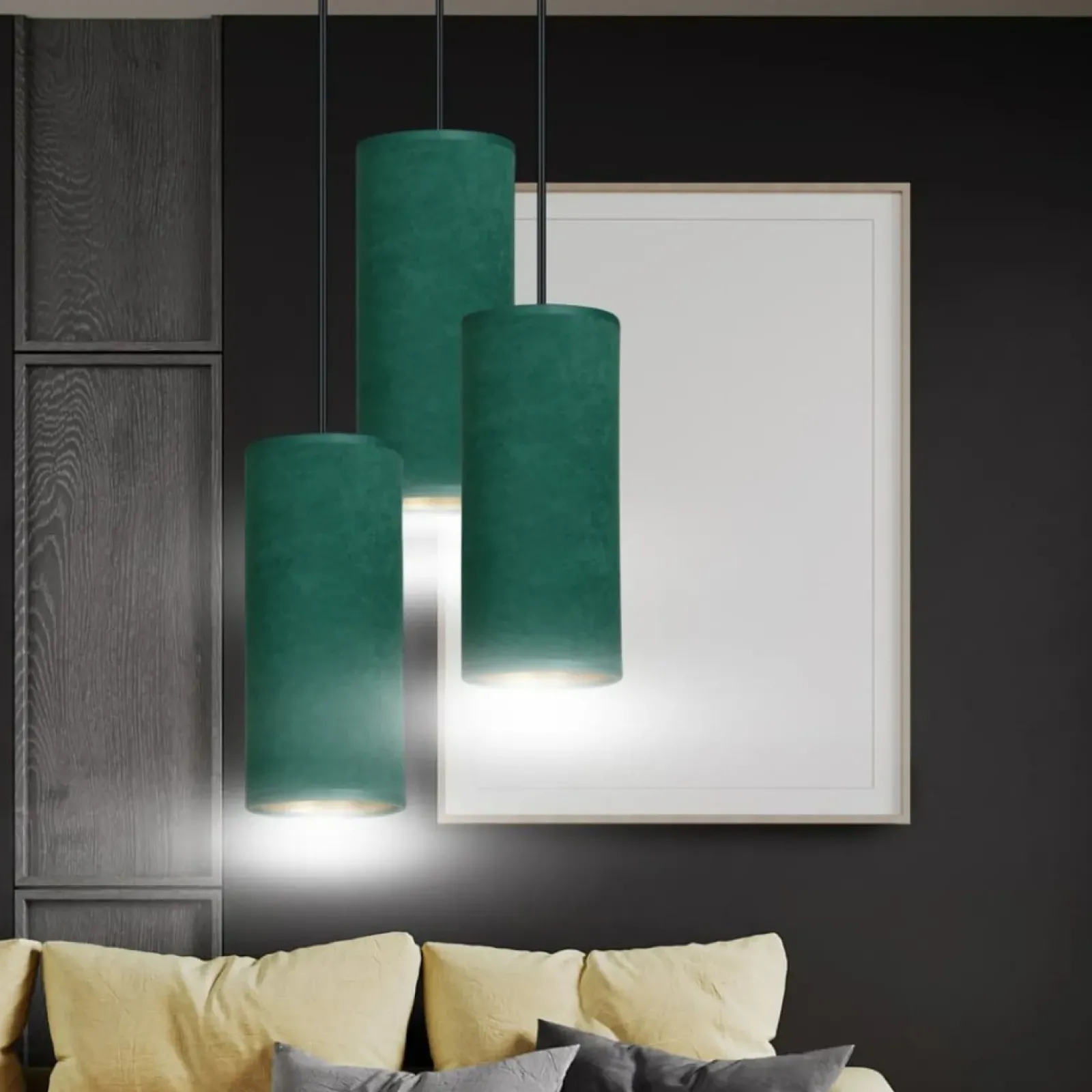 Sklep Kaja Nowoczesna lampa wisząca do sypialni 1058/3PREM BENTE PREMIUM | Kaja Store