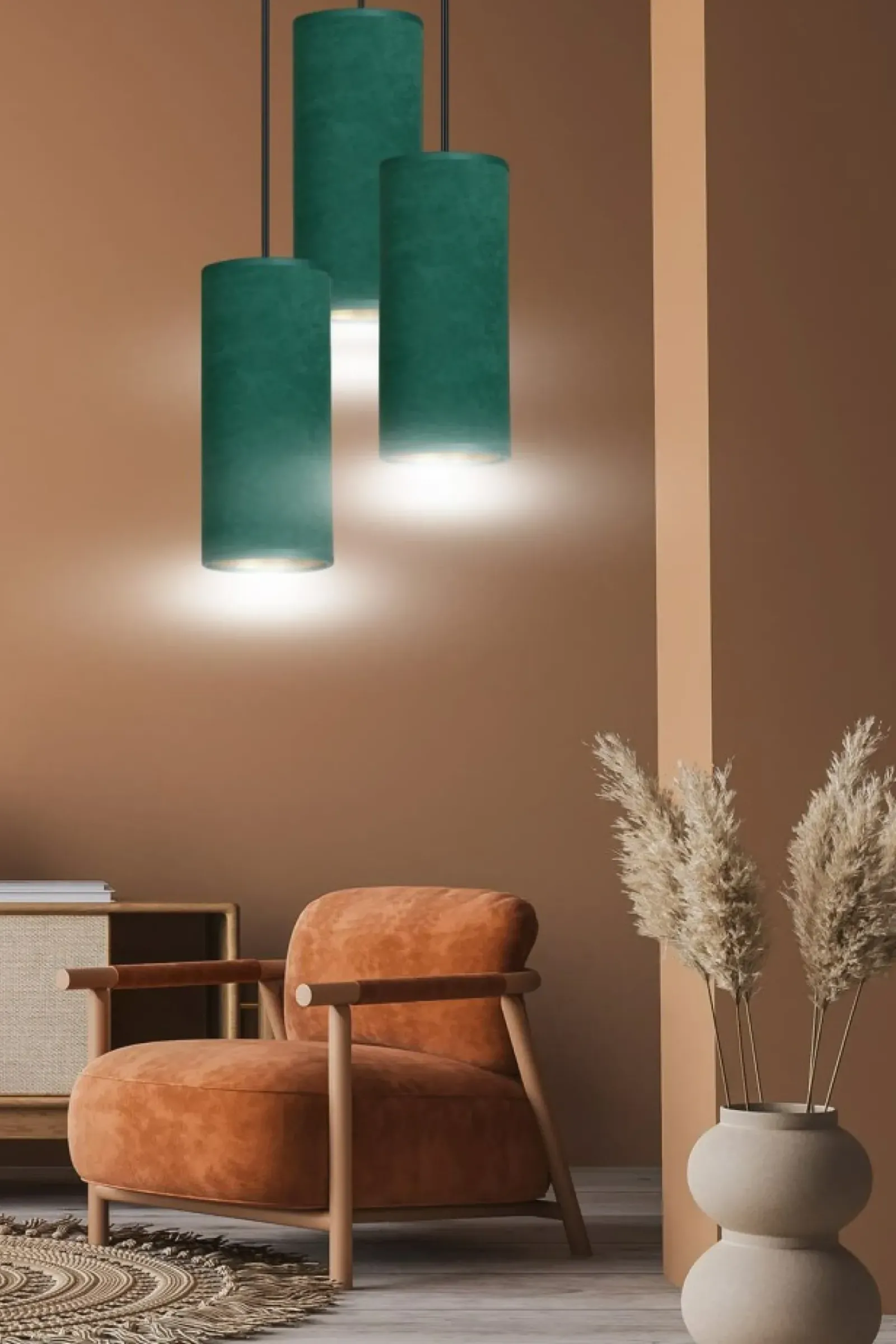 Sklep Kaja Nowoczesna lampa wisząca do sypialni 1058/3PREM BENTE PREMIUM | Kaja Store