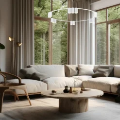 Sklep Kaja Nowoczesna lampa wisząca do salonu ML0377 (KOŁO) GENESIS | Kaja Flash Sale
