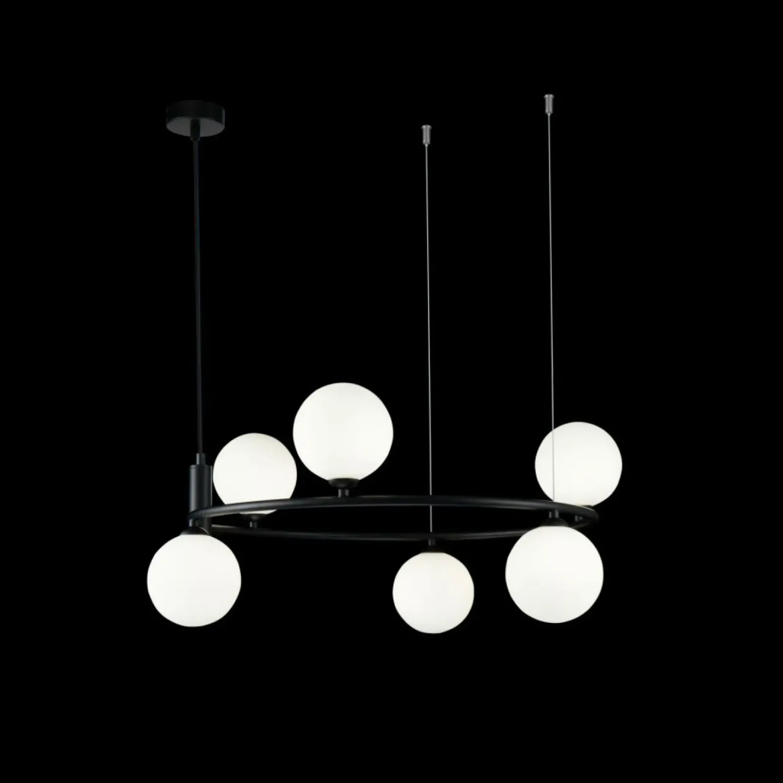 Sklep Kaja Nowoczesna lampa wisząca do kuchni MOD013PL-06B RING | Kaja Best