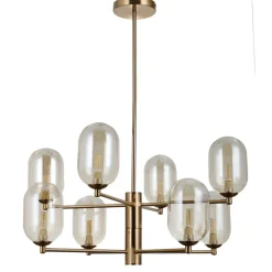 Sklep Kaja Nowoczesna lampa wisząca do salonu glamour PND-4215-8-HBR PERANO Outlet