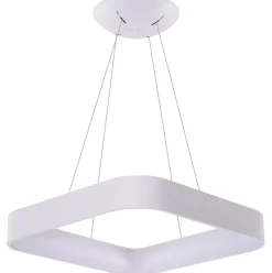 Sklep Kaja Nowoczesna lampa wisząca LED z pilotem AZ3988 SOLVENT | Kaja biały Outlet