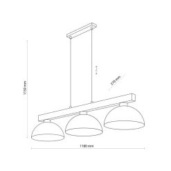 Sklep Kaja Nowoczesna lampa wisząca nad stół w salonie TK 4710 z serii OSLO Cheap
