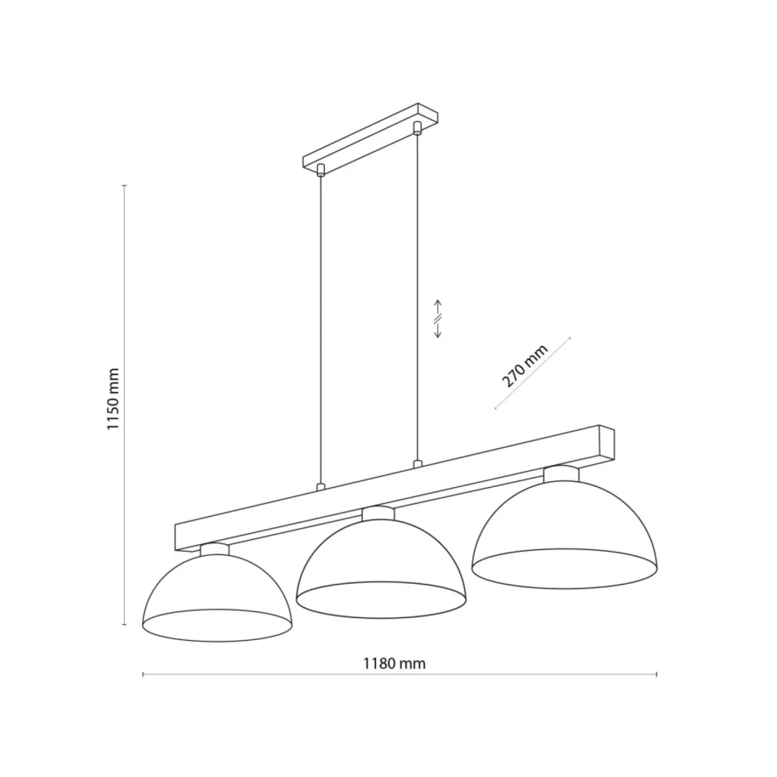 Sklep Kaja Nowoczesna lampa wisząca nad stół w salonie TK 4710 z serii OSLO Cheap