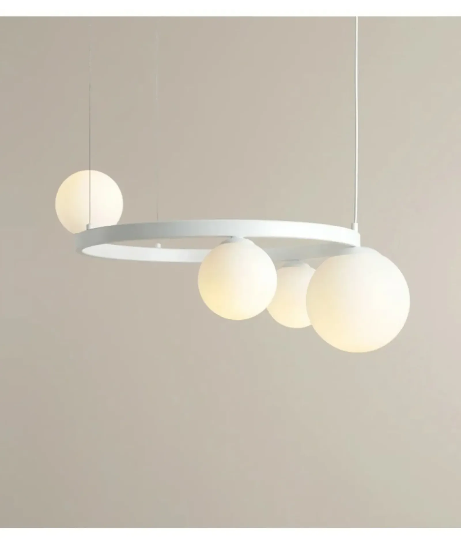 Sklep Kaja Nowoczesna lampa wisząca obręcz z kloszami 1099L_R z serii GARDA Zadzwońporabattel.783200183(8-16)/mailsklep@kaja.com.pl Shop