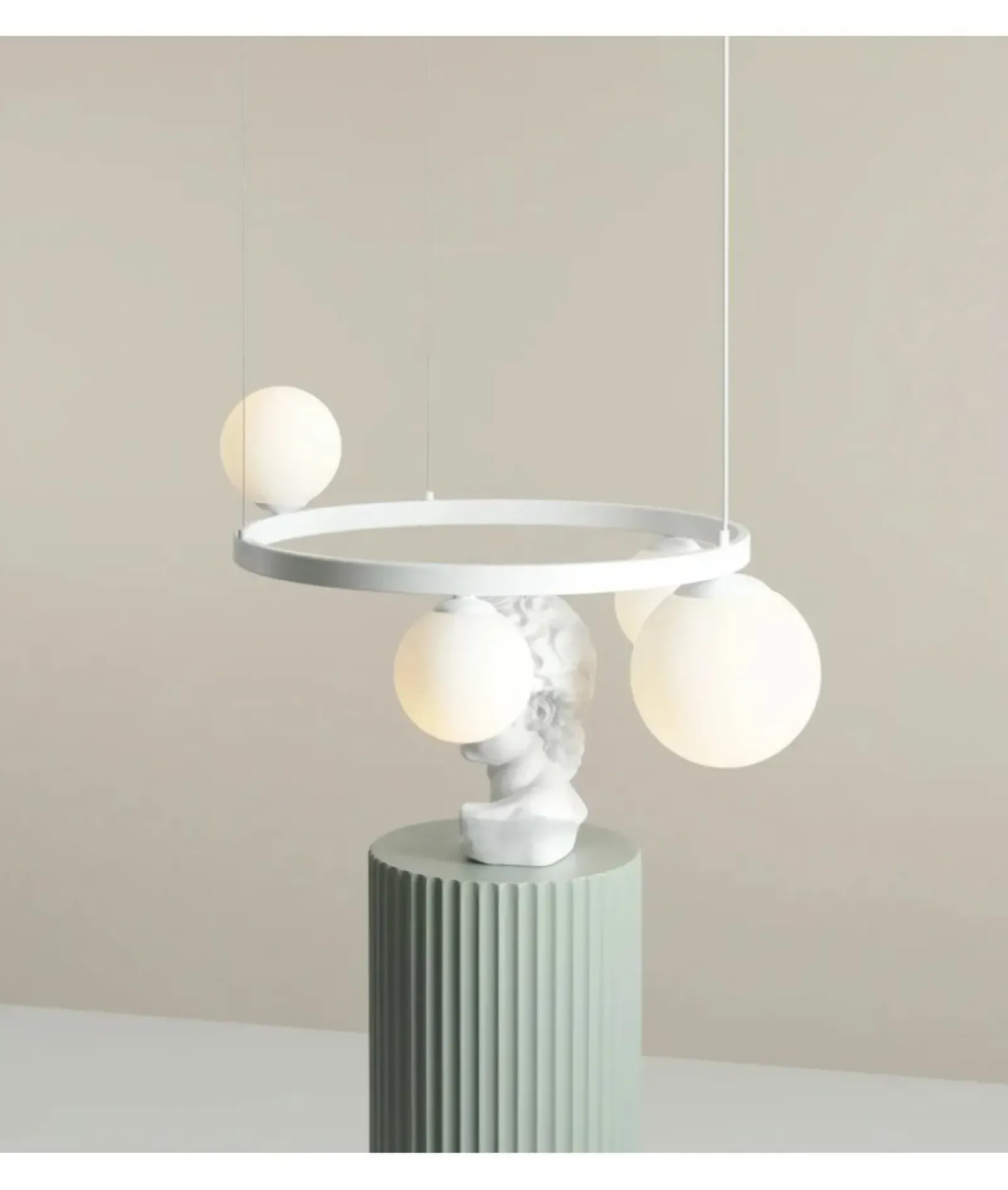 Sklep Kaja Nowoczesna lampa wisząca obręcz z kloszami 1099L_R z serii GARDA Zadzwońporabattel.783200183(8-16)/mailsklep@kaja.com.pl Shop