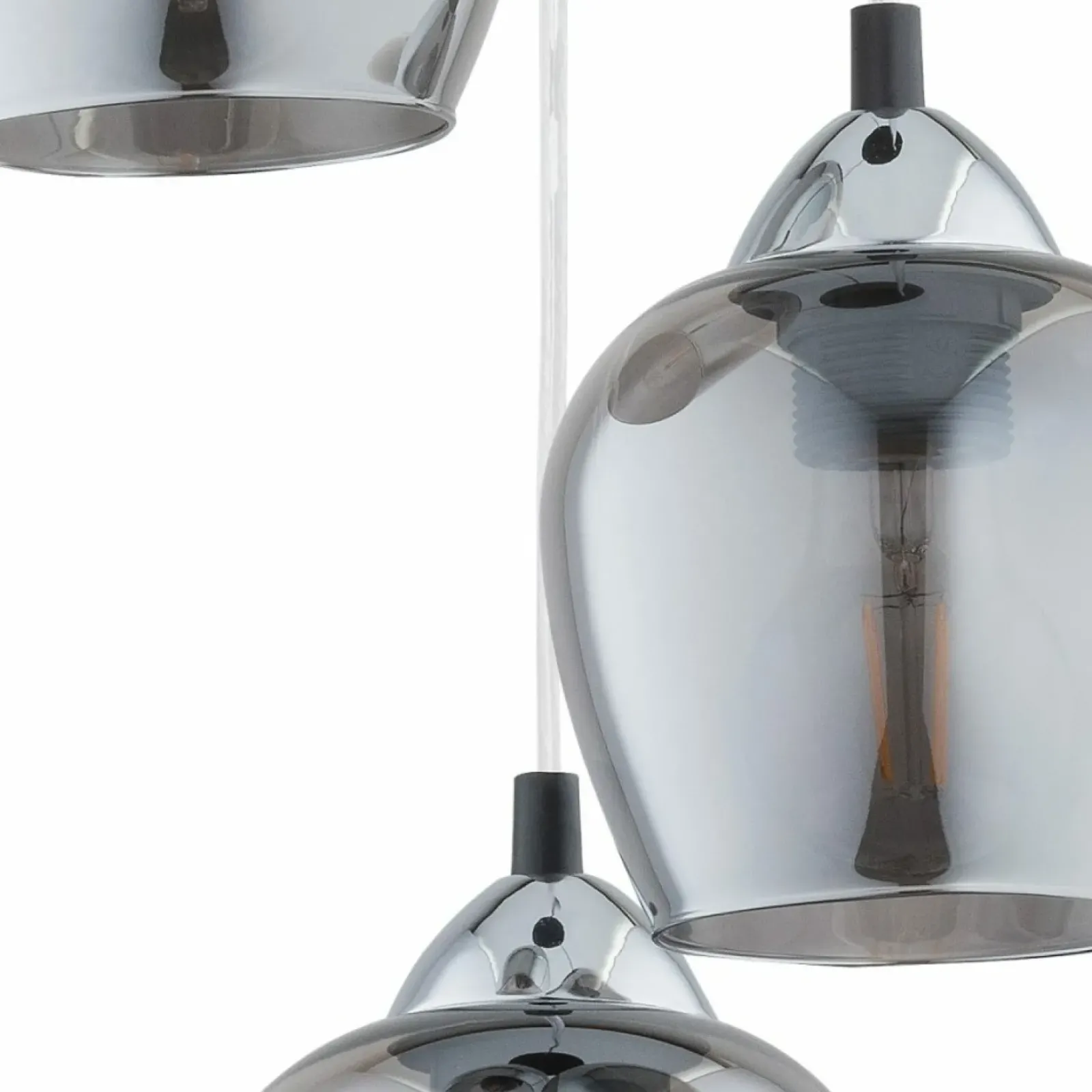 Sklep Kaja Nowoczesna lampa wisząca O2993 W3 CZA CH MARGO | Kaja Oświetlenie Flash Sale