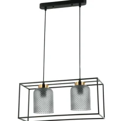 Sklep Kaja Nowoczesna lampa wisząca PND-23231-2-BK+SG SINELLA | Kaja Oświetlenie Store