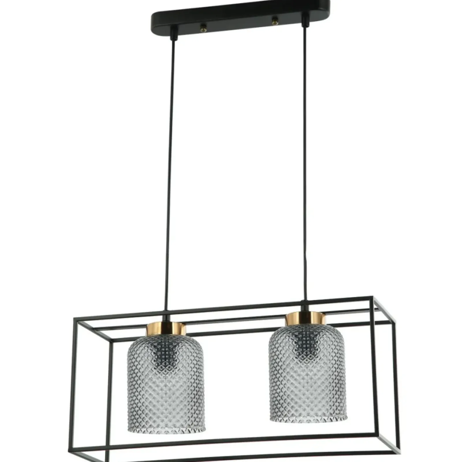 Sklep Kaja Nowoczesna lampa wisząca PND-23231-2-BK+SG SINELLA | Kaja Oświetlenie Store