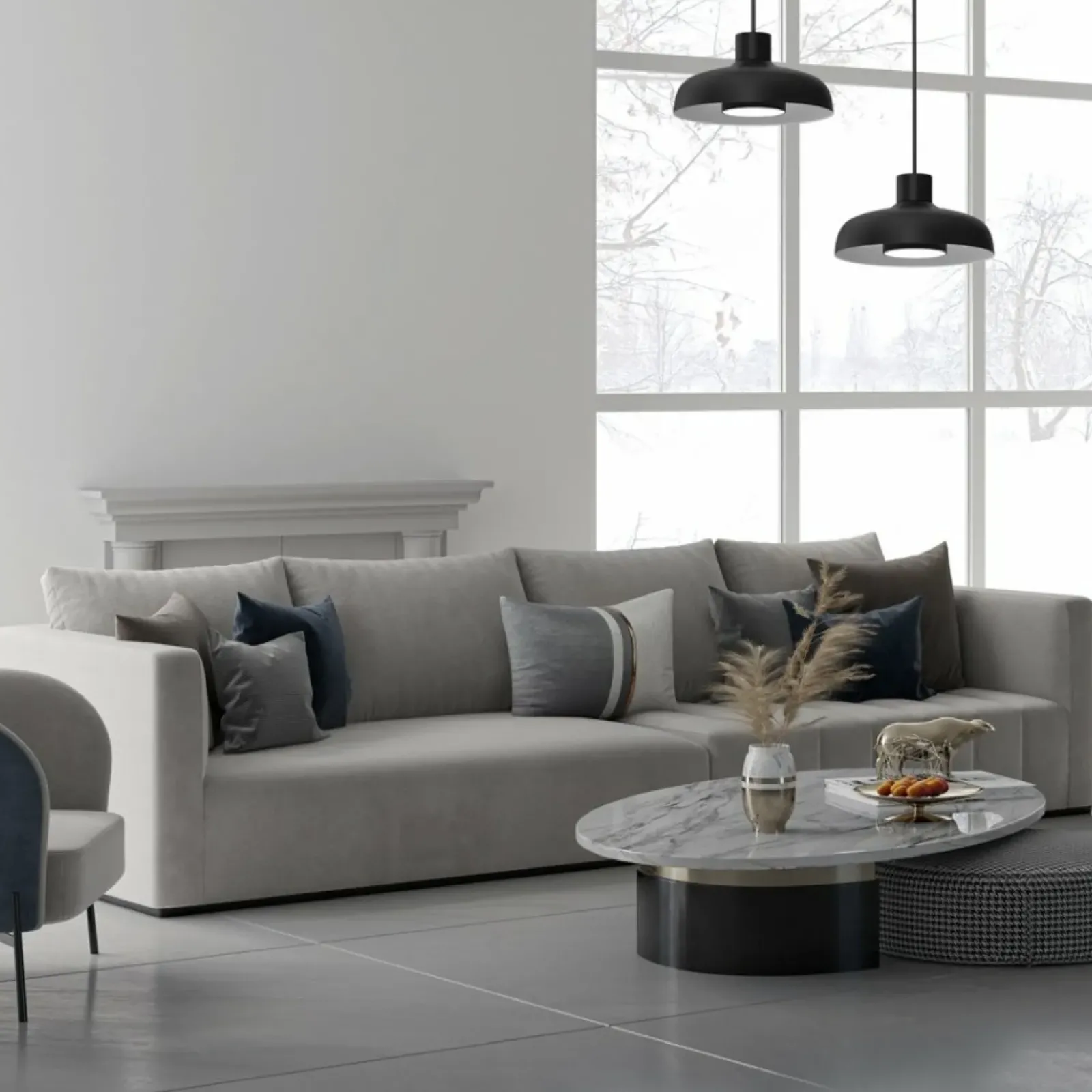 Sklep Kaja Nowoczesna lampa wisząca w stylu industrialnym MLP8819 z serii LINEA | Kaja Oświ Fashion