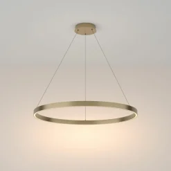 Sklep Kaja Nowoczesna lampa wisząca, złoty pierścień MOD058PL-L42BS3K z serii RIM Best Sale