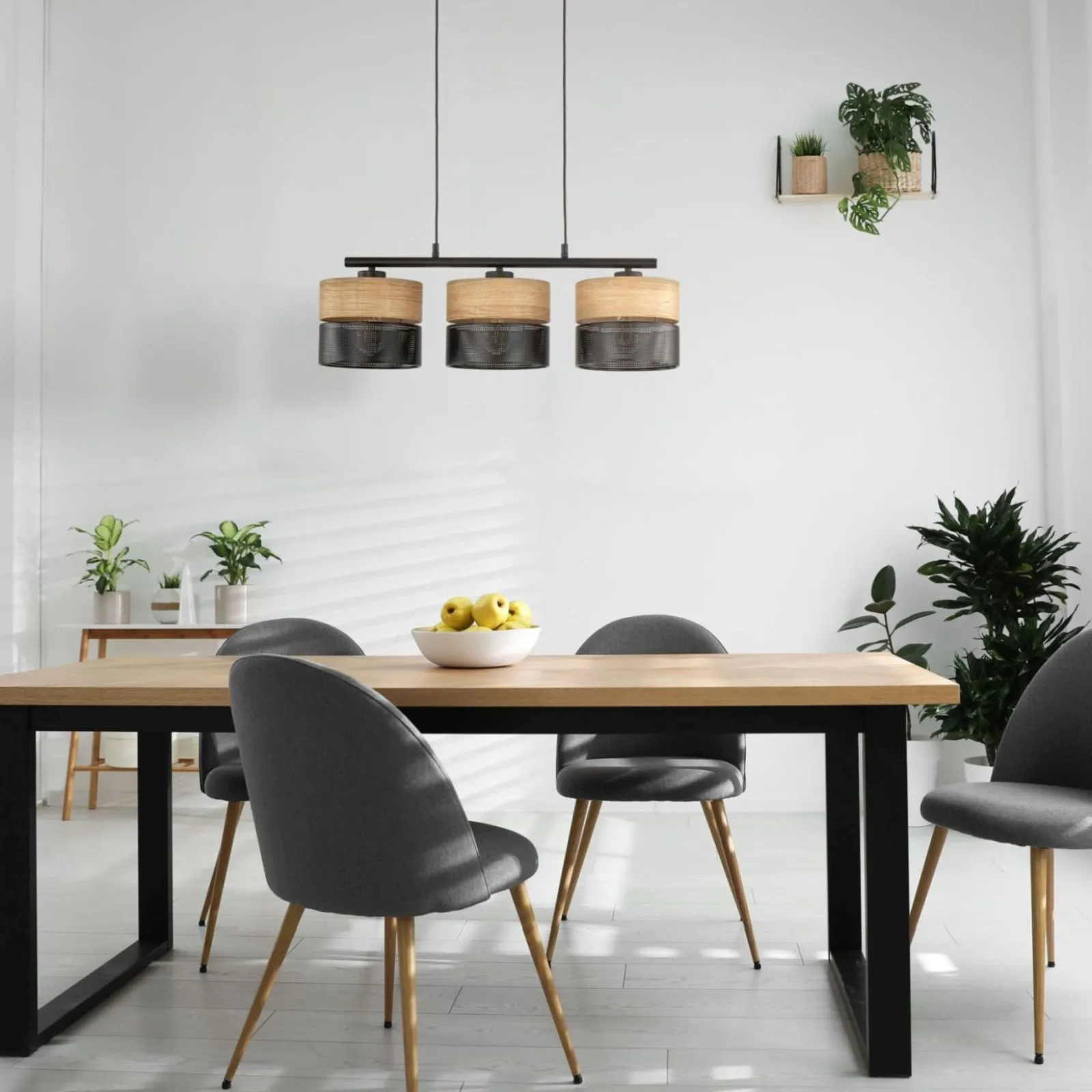 Sklep Kaja Nowoczesna lampa z dekoracyjnymi abażurami eco TK 4801 z serii NICOL* Żyrandole Z Abażurem
