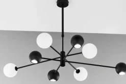 Sklep Kaja Nowoczesna lampa z kulistymi kloszami JUP 1998 MO8 CZ BI MOKA | Kaja Discount