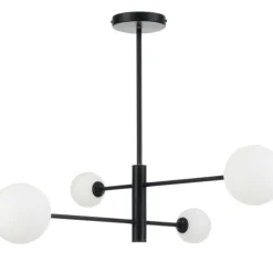 Sklep Kaja Nowoczesna lampa z obrotowymi ramionami LP-002/4P BK z serii DORADO Outlet