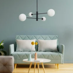 Sklep Kaja Nowoczesna lampa z obrotowymi ramionami LP-002/4P BK z serii DORADO Outlet