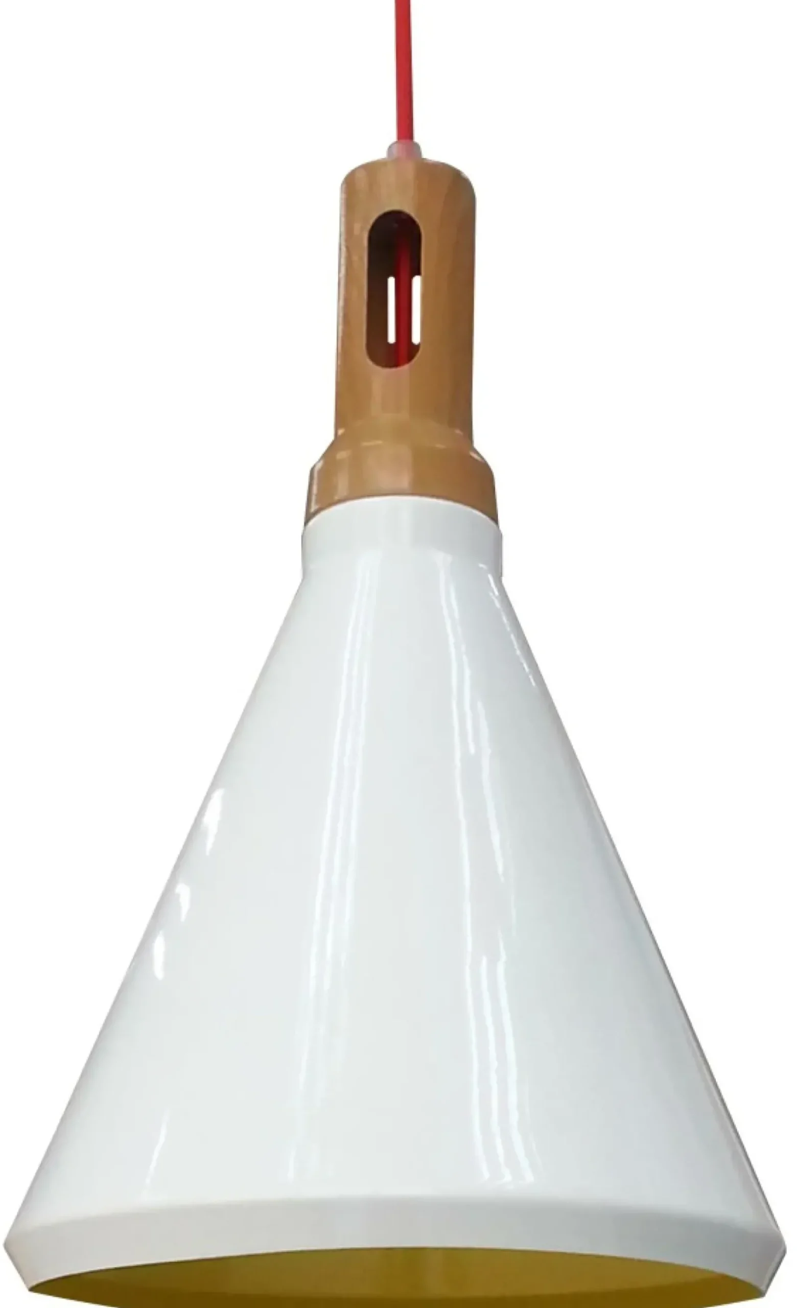 Sklep Kaja Nowoczesna lampa z żółtym środkiem 31-37695 ROBINSON | Kaja biały Cheap