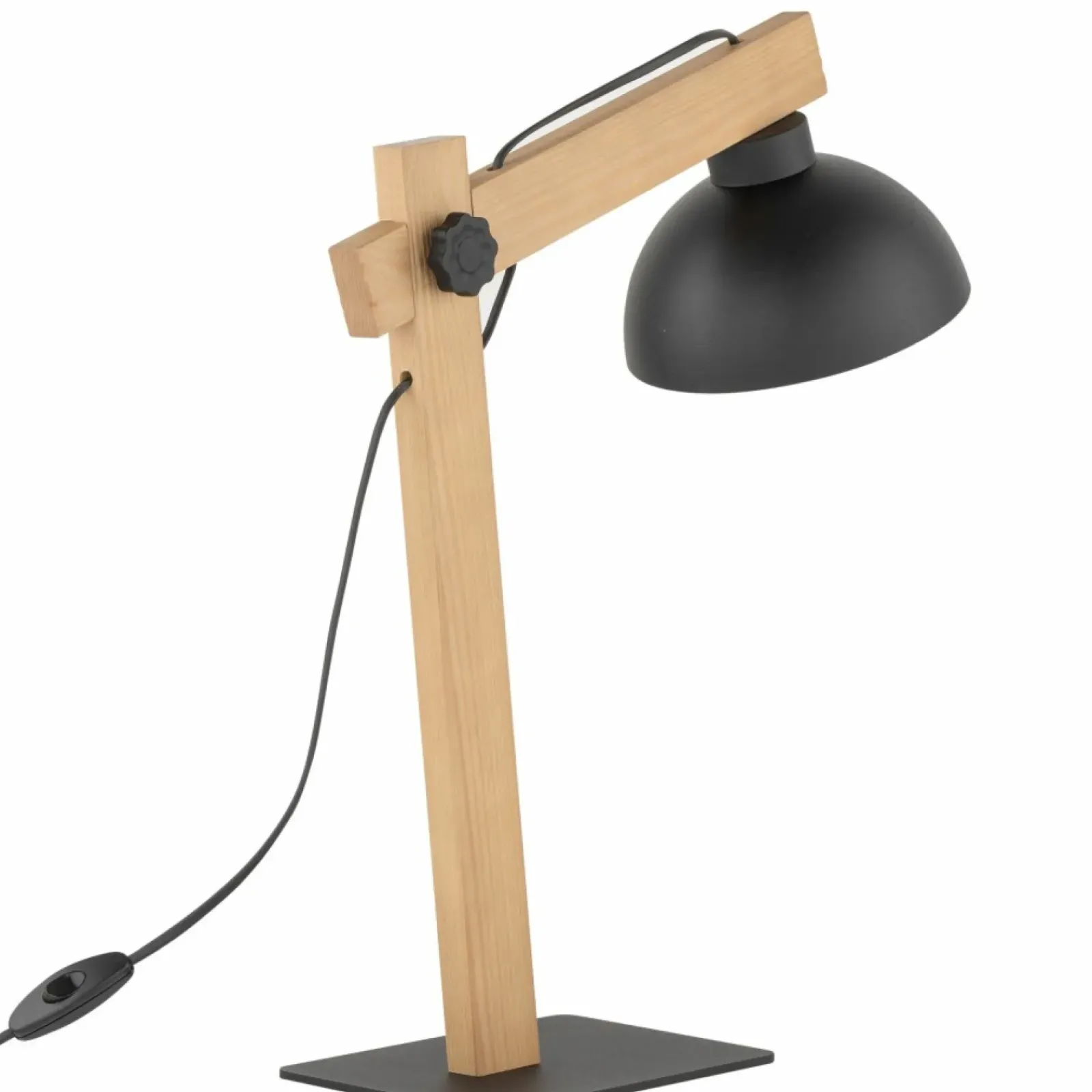 Sklep Kaja Nowoczesna lampka biurkowa, drewniane ramię TK 5346 z serii OSLO* Lampki Biurkowe