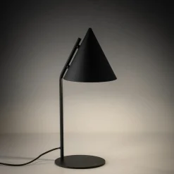 Sklep Kaja Nowoczesna lampka stołowa - stożek TK 16009 CONO BLACK | Kaja* Nowoczesne Lampki Stołowe