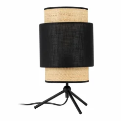 Sklep Kaja Nowoczesna lampka w stylu rustykalnym TK 5536 z serii BOHO NEW BLACK* Lampki Stołowe Z Abażurem|Nowoczesne Lampki Stołowe