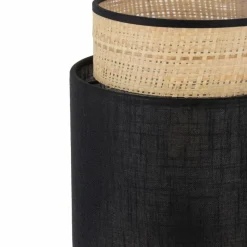 Sklep Kaja Nowoczesna lampka w stylu rustykalnym TK 5536 z serii BOHO NEW BLACK* Lampki Stołowe Z Abażurem|Nowoczesne Lampki Stołowe