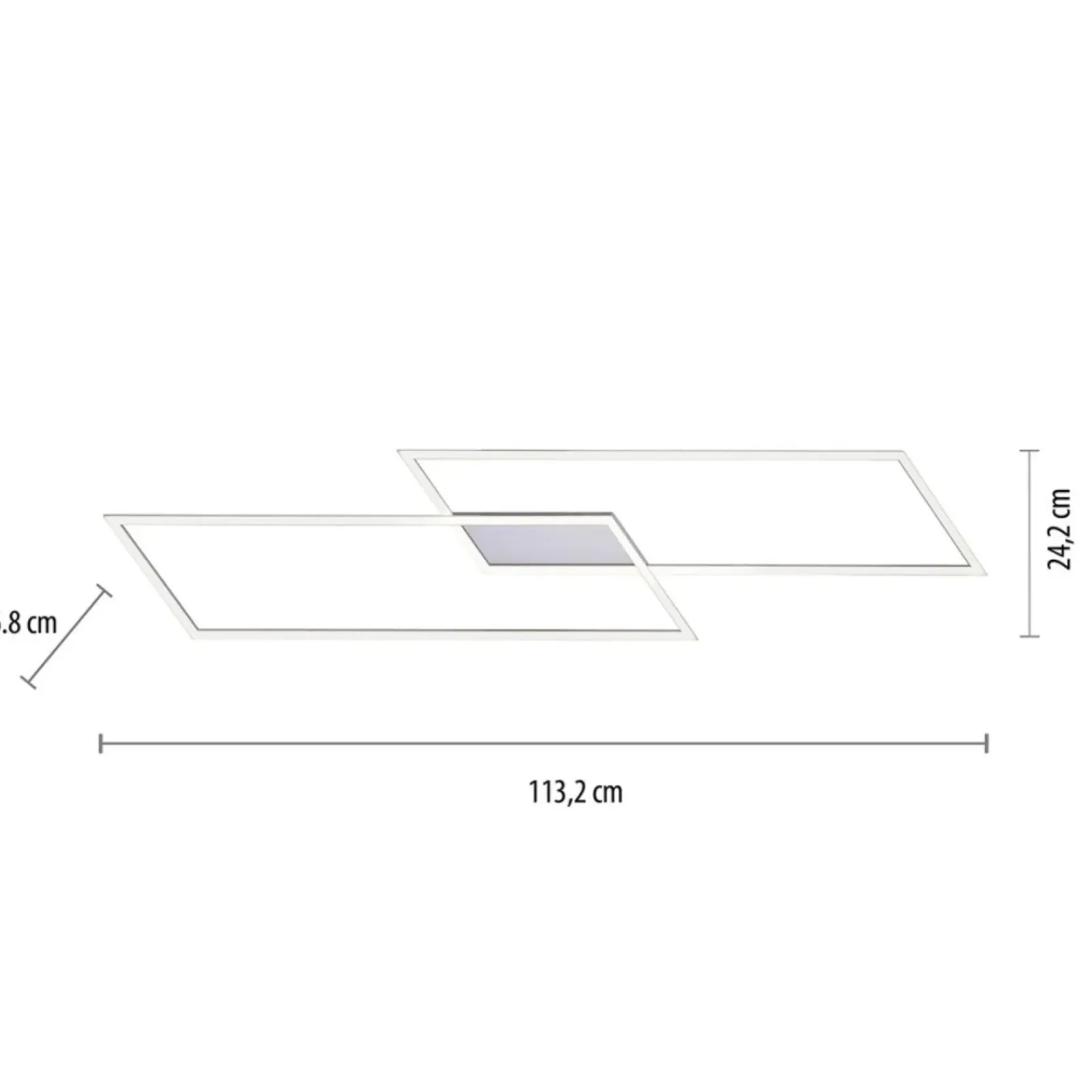 Sklep Kaja Nowoczesna, ledowa lampa sufitowa 8194-55 z serii INIGO | Kaja* Plafony Nowoczesne|Lampy Led