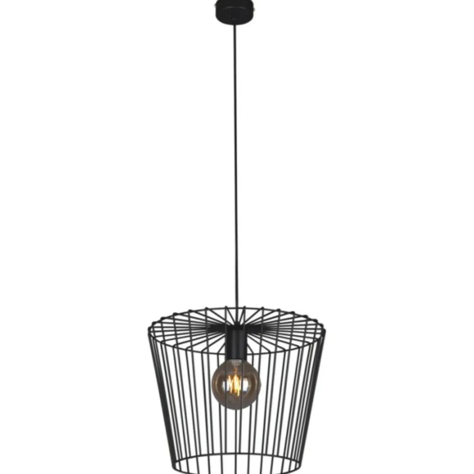 Sklep Kaja Nowoczesna, metalowa lampa wisząca K-4641 SOUL BLACK | Kaja czarny Fashion