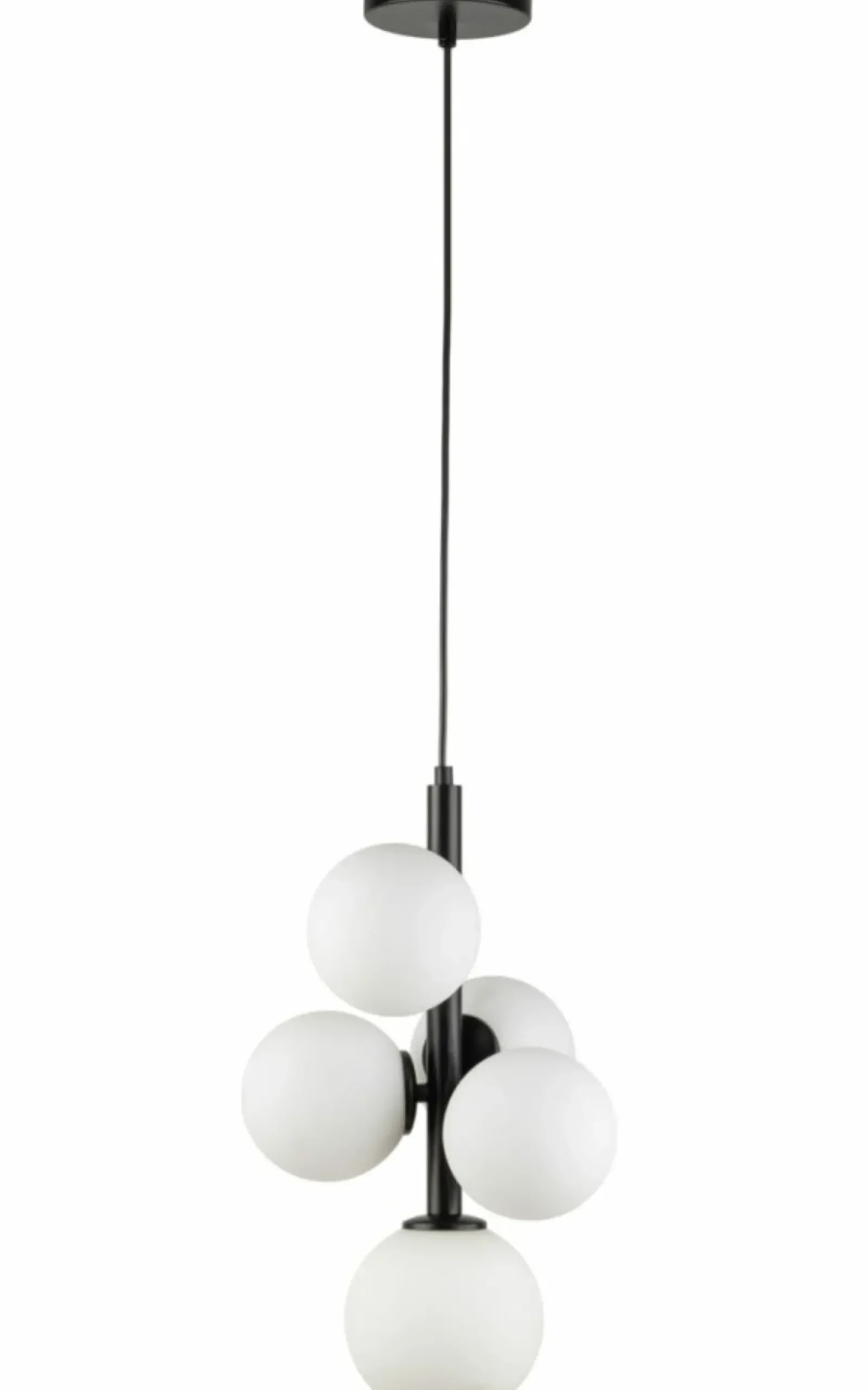 Sklep Kaja Nowoczesna, pionowa lampa wisząca z kloszami SIG 33488 PERLA | Kaja Outlet