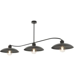 Sklep Kaja Nowoczesna, potrójna lampa do kuchni 1353/3 FOSTER 3 BLACK | Kaja* Randole Tradycyjne