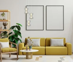 Sklep Kaja Nowoczesna, potrójna lampa wisząca PND-83949-3-BK TICA | Kaja Shop