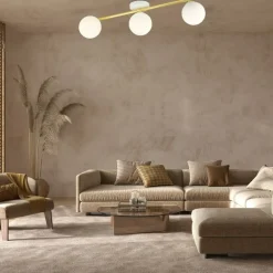 Sklep Kaja Nowoczesna, prosta lampa sufitowa do salonu 1249/3 z serii SPLENDI Shop