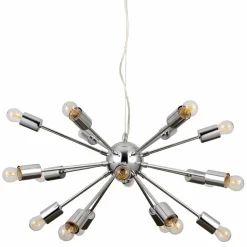 Sklep Kaja Nowoczesna, rozłożysta, srebrna lampa AD20000-18A THEO | Kaja Discount