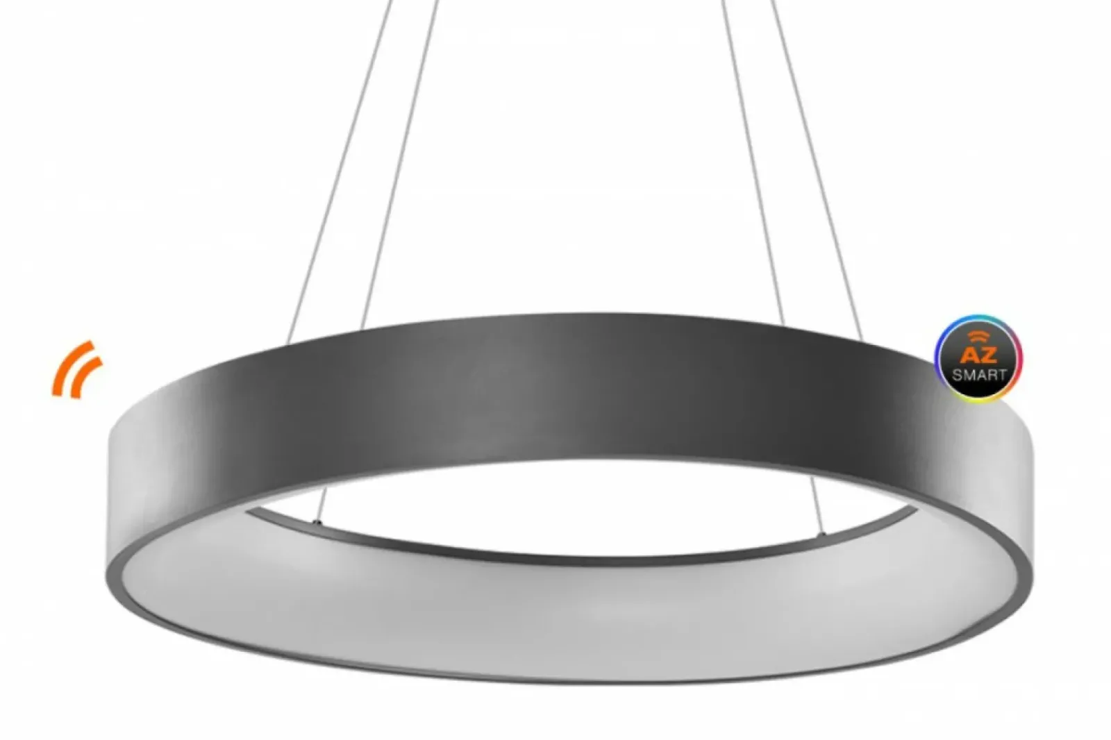 Sklep Kaja Nowoczesna sterowana lampa wisząca LED AZ3977 SOLVENT | Kaja szary Store