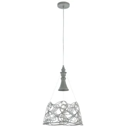 Sklep Kaja Nowoczesna, szara lampa wisząca P229-PL-01-GR ELVA | Kaja Oświetlenie New