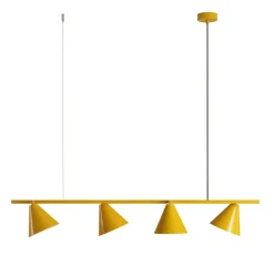 Sklep Kaja Nowoczesna, żółta lampa wisząca nad stół 1108L14 z serii FORM | Kaja Zadzwońporabattel.783200183(8-16)/mailsklep@kaja.com.pl New