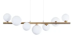 Sklep Kaja Nowoczesna złota lampa wisząca do salonu AZ4409 SYBILLA | Kaja złoty Store