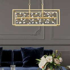 Sklep Kaja Nowoczesna, złota lampa wisząca nad stół P0578-06C-V7V7 SPRING | Kaja Flash Sale