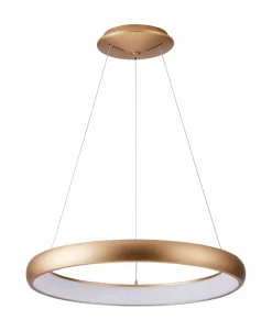 Sklep Kaja Nowoczesna, złota obręcz wisząca ⌀81cm z pilotem AZ5067 ANTONIO | Kaja Outlet