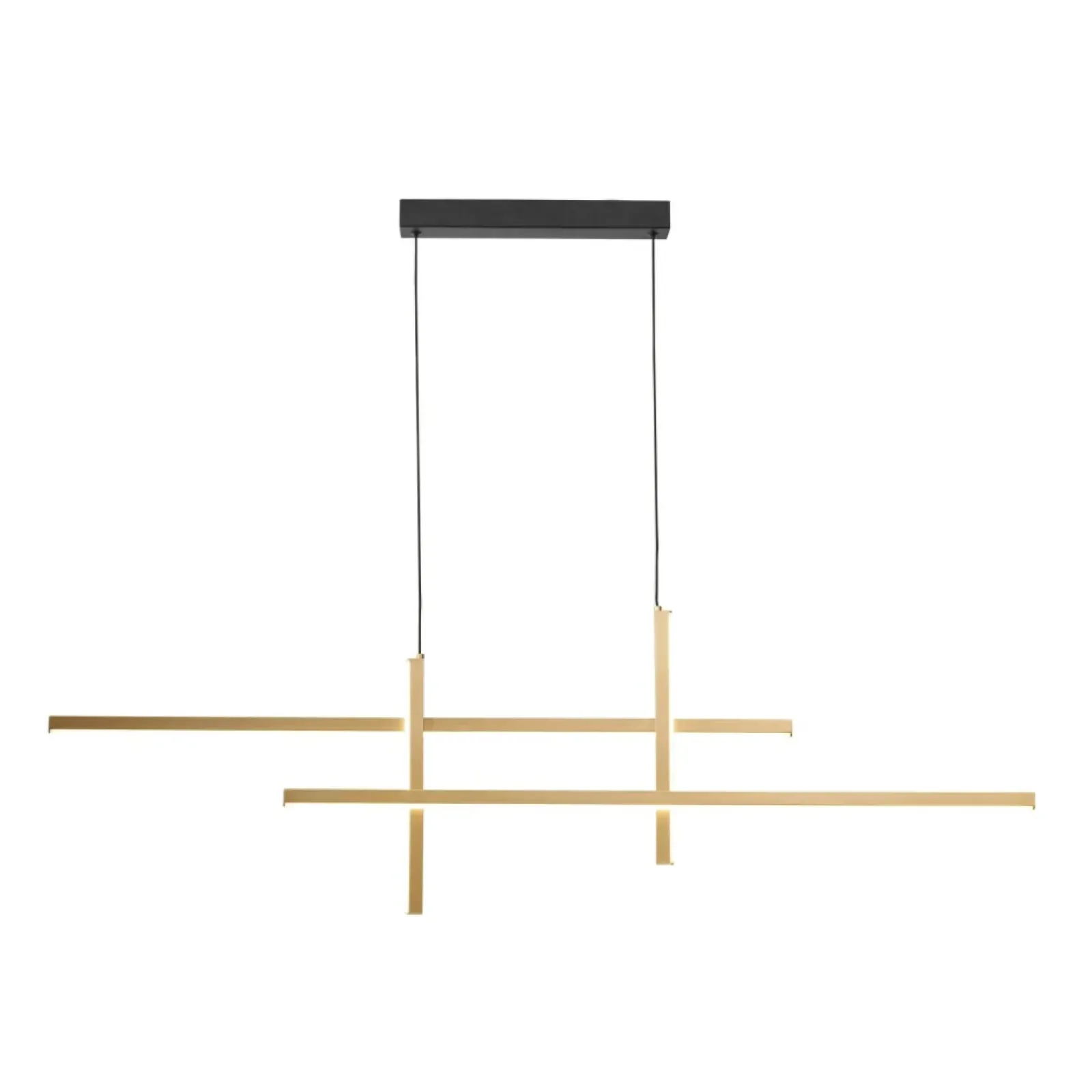 Sklep Kaja Nowoczesne nad stół w salonie 22008P-BK/GD EDGE | Kaja Outlet