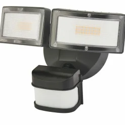 Sklep Kaja Nowoczesny kinkiet elewacyjny, wbudowany LED 6556-PIR z serii DUO | Kaja Oświetl* Lampy Naświetleniowe