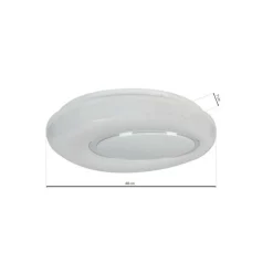 Sklep Kaja Nowoczesny plafon z wbudowanym LED-em ML6399 z serii BONO | Kaja Oświetlenie* Lampy Led|Plafony Nowoczesne