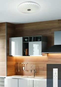 Sklep Kaja Nowoczesny plafon ze zdobionym kloszem 14-75239 CALIPSO | Kaja* Plafony Nowoczesne|Lampy Led
