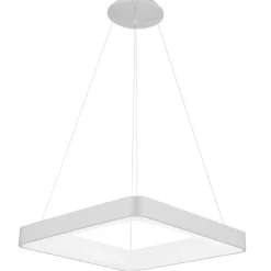 Sklep Kaja Nowoczesny żyrandol LED 60x60 5304-850SQP-WH-3 GIACINTO | Kaja biały Hot