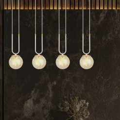 Sklep Kaja Nowoczesny zwis do kuchni w stylu modern glamour 1117/4 GLAM | Kaja Best Sale