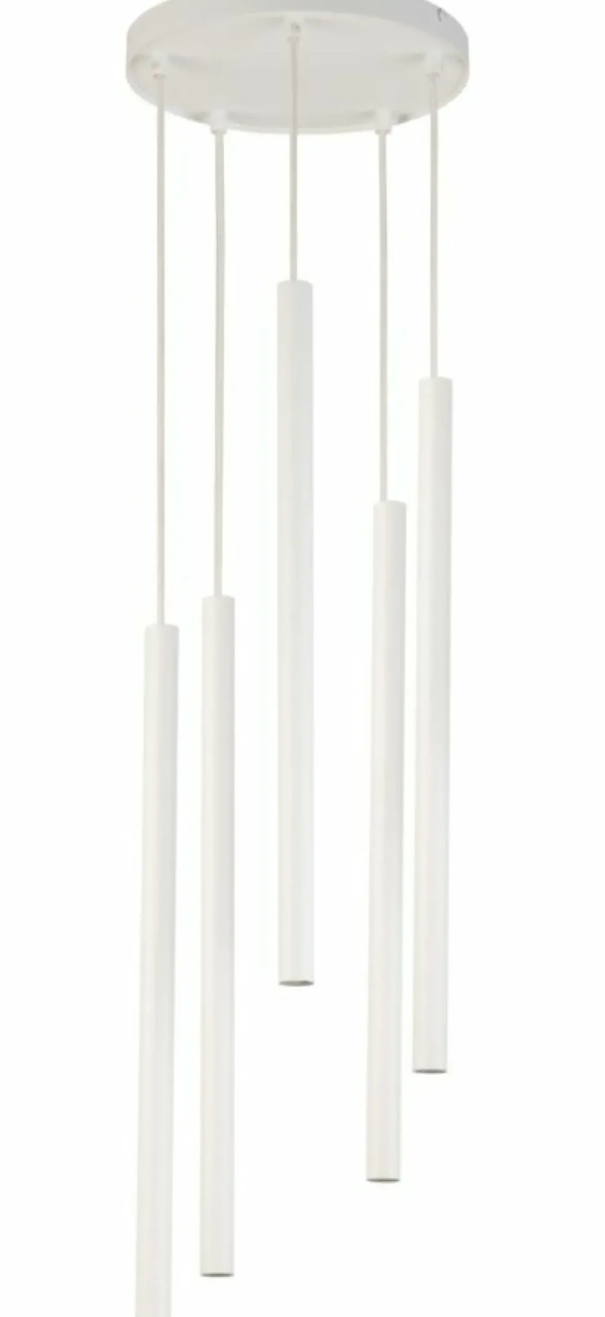 Sklep Kaja Nowoczesny zwis z wąskimi tubami na G9 SIG 33626 SOPEL | Kaja biały Outlet