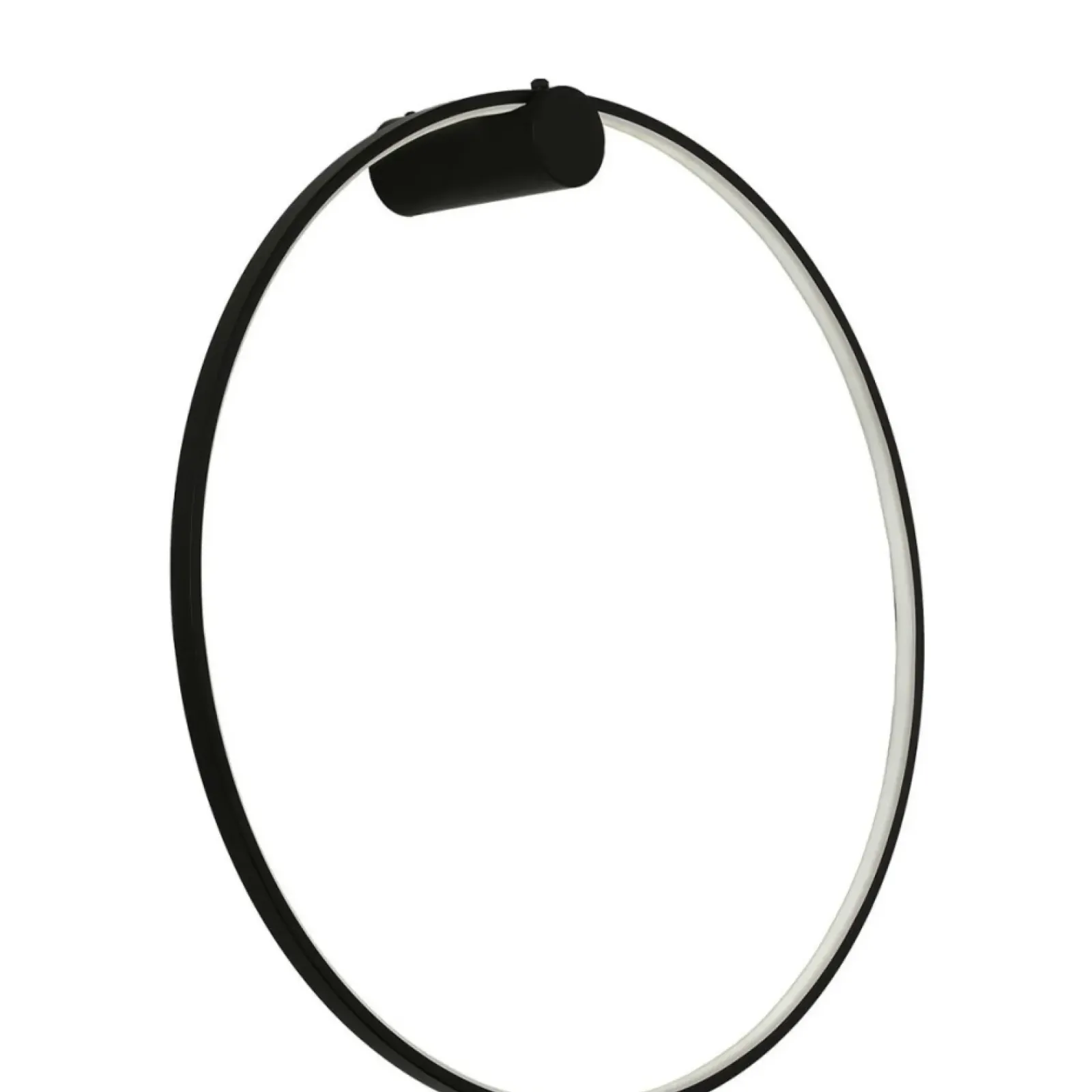 Sklep Kaja Obręcz ścienna, ledowy ring ⌀60 LP-999/1W S BK MIRROR | Kaja* Lampy Led