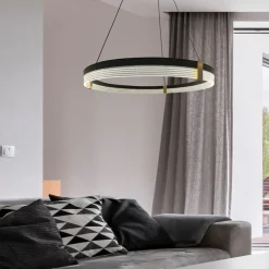 Sklep Kaja Obręcz LED ze złotymi elementami LP-0407/1P M BK TRIANGLE PLUM | Kaja Fashion