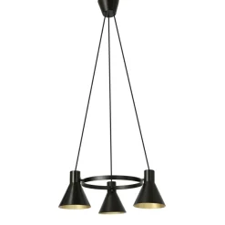 Sklep Kaja Obręcz z czarno-złotymi reflektorami 33-71156 MORE | Kaja Oświetlenie czarny Flash Sale