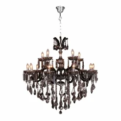 Sklep Kaja Ogromna, kryształowa lampa świecznik 17801/10+5 CHATEAU | Kaja Best Sale