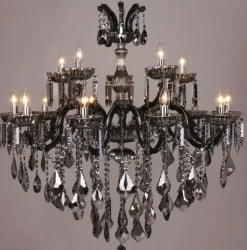 Sklep Kaja Ogromna, kryształowa lampa świecznik 17801/10+5 CHATEAU | Kaja Best Sale